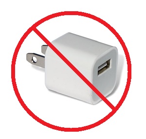 Avoid knockoff / counterfeit chargers!